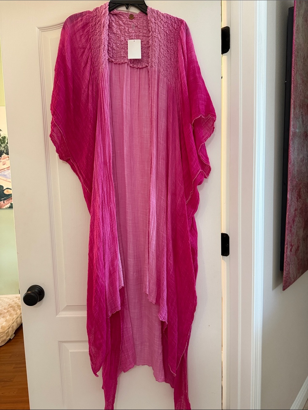 Bright Pink Women's Tunic Cover-Up